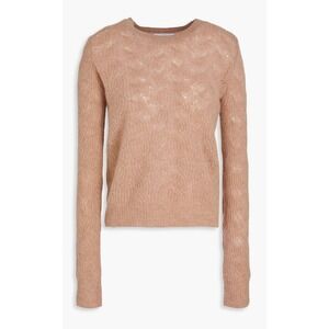 NAADAM Cable -knit cashmere sweater. Sz Med. NWT Size M. Light Brown $255